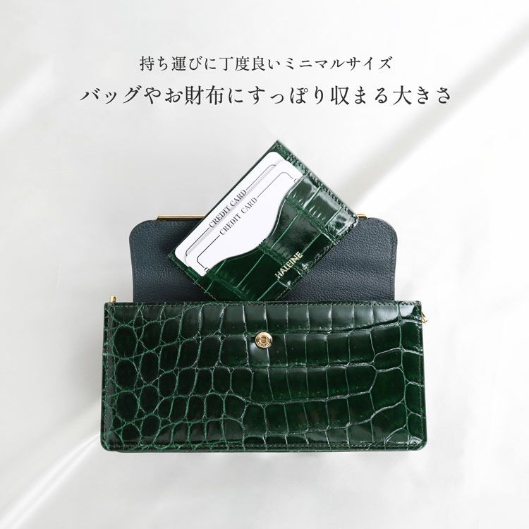 カードケース 薄型 本革 レザー クロコダイル 高級感 カード入れ パス