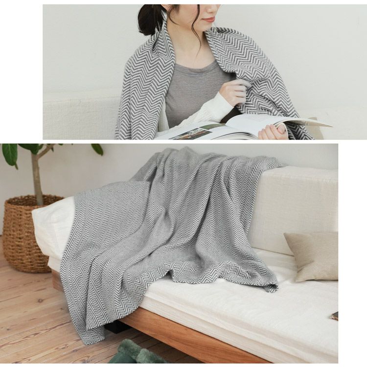 ブランケット カシミヤ100% 200×144cm 大判 厚手 裏地なし ひざ掛け