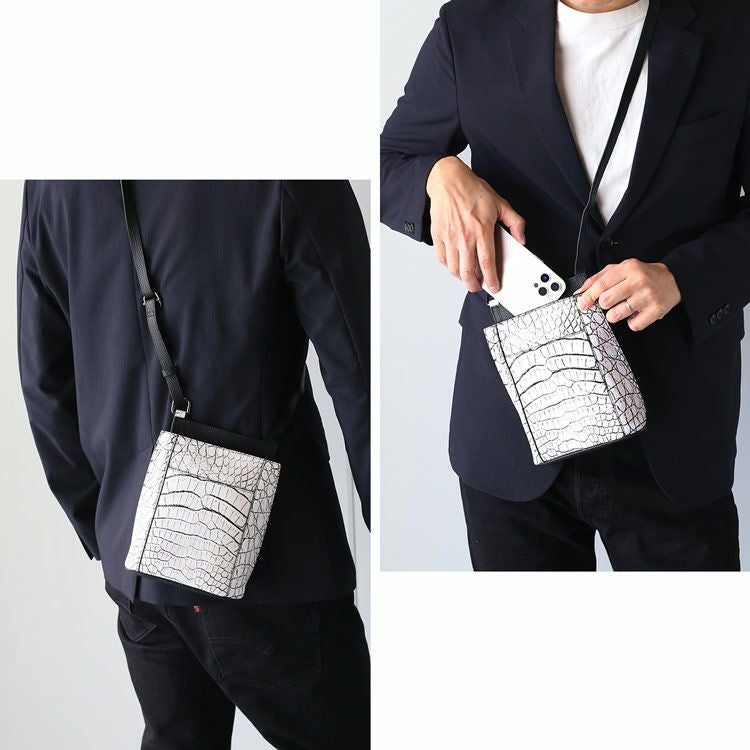 クロコダイルミニショルダーバッグ