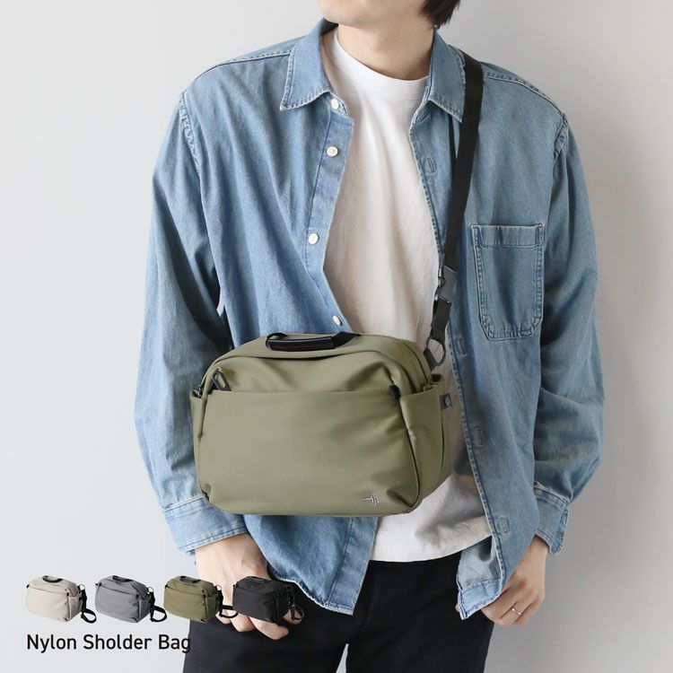 ショルダーバッグ ストレッチ ナイロン 軽量 2WAY メンズ (09000656 ショルダーバッグ ストレッチ ナイロン 軽量 2WAY メンズ (09000656