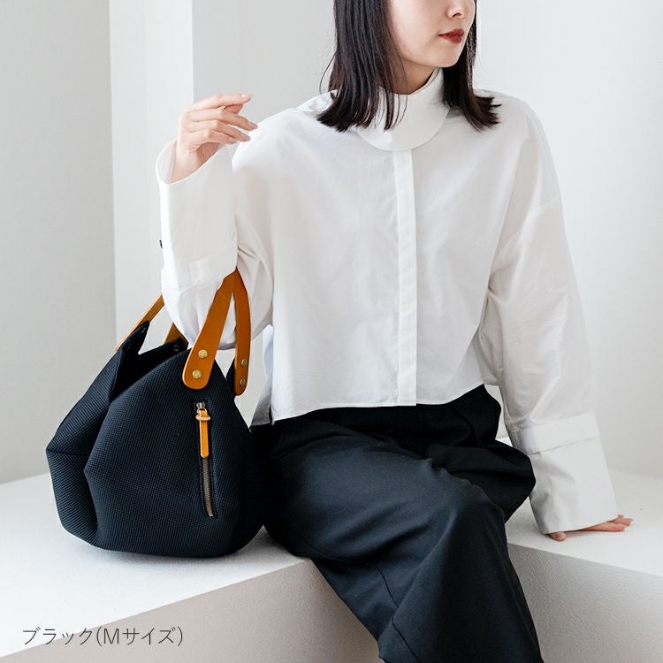 名入れ 別途購入で可能】折りたためる ハンドバッグ HALEINE