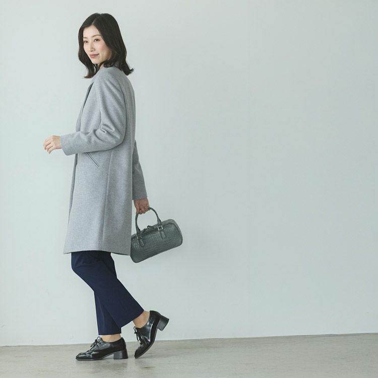 クロコダイル マット加工 2way ミニボストンバッグ