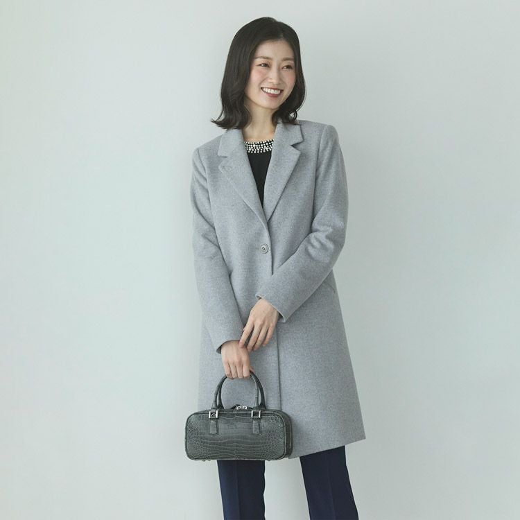 クロコダイル マット加工 2way ミニボストンバッグ
