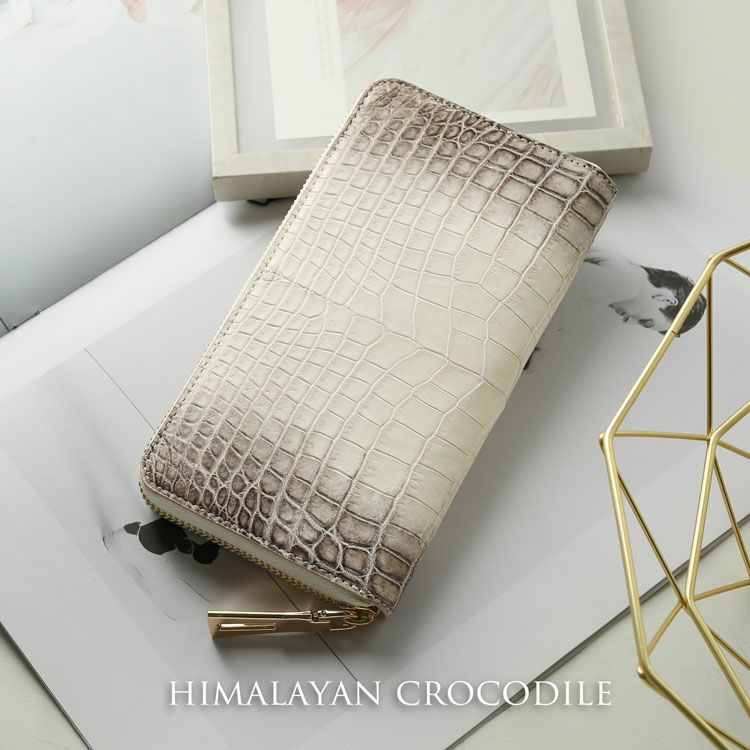 ヒマラヤ クロコダイル ロングウォレット BEIGE ベージュ Amazon | [ズー] 財布 長財布 ヒマラヤクロコダイル革 ラウンド