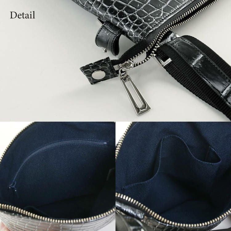 日本製クロコダイルバッグ