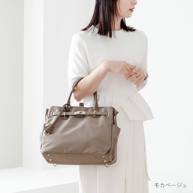 ナイロン 4wayバッグ A4 PC収納 キャリーオンバッグ 多機能 収納