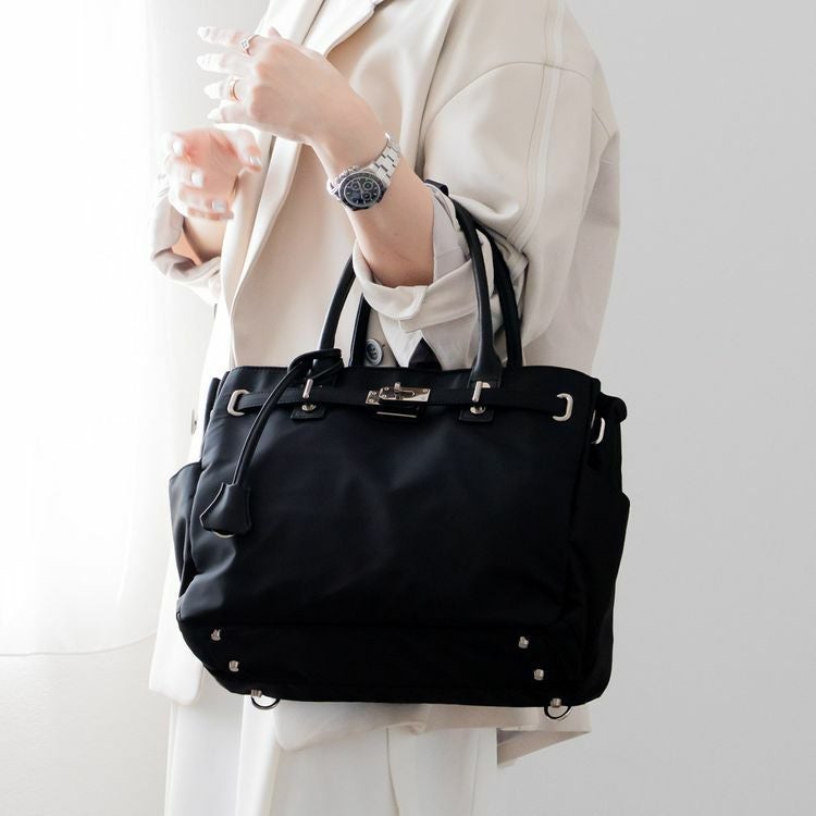 ナイロン 4wayバッグ A4 PC収納 キャリーオンバッグ 多機能 収納