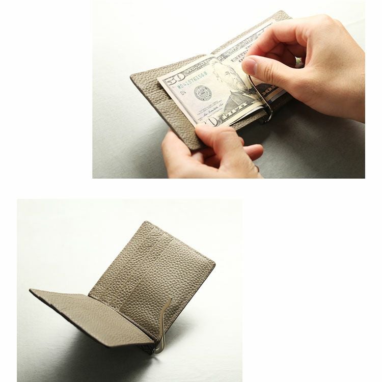 クロコダイル マネークリップ 財布 折り財布 レディース マット 加工