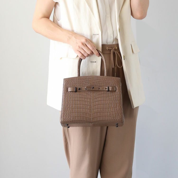 ナイルクロコダイル2wayハンドバッグ