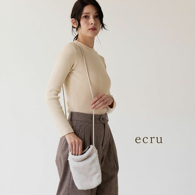 ファーバッグミニショルダーサコッシュレディースバッグ【ネコポスで送料無料】(07000660r)