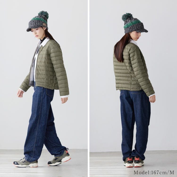 ライトダウンレディースダウンジャケットインナーダウンダウンライトダウンジャケットfilomoダウン80%(08000347r)