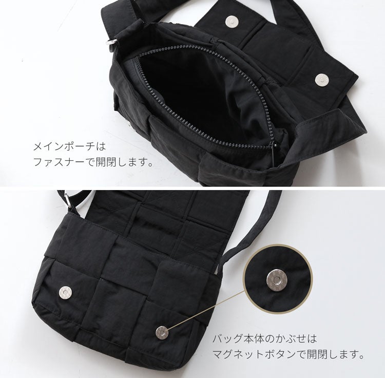 Mia Borsa ミアボルサ ナイロンメッシュ ミニショルダーバッグ ポーチ