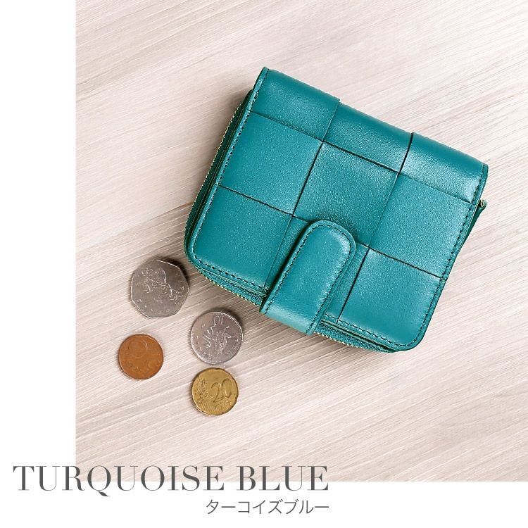 二つ折り財布レディースかわいい大人使いやすい財布コンパクト(07000680r)