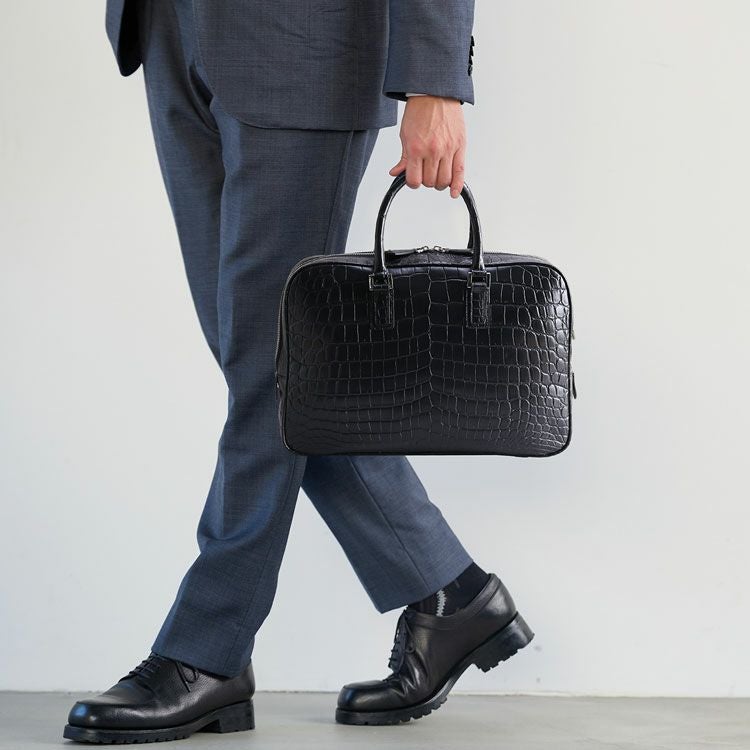 ナイルクロコダイルブリーフケース