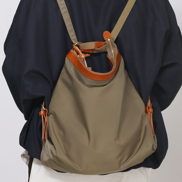 2way ナイロン リュック レディース 本革 日本製