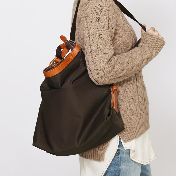 2way ナイロン リュック レディース 本革 日本製