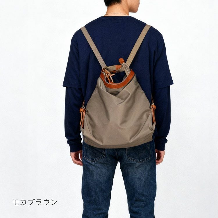 2way ナイロン リュック メンズ 本革 日本製