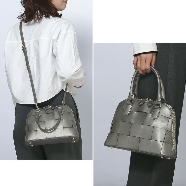 ハンドバッグ本革ショルダーバッグレディース2wayレザーバッグ革斜め掛け肩掛け(07000686r)