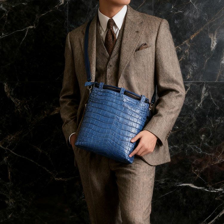 ナイルクロコダイルサコッシュ