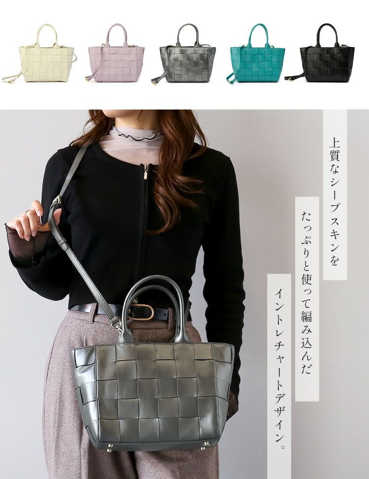 トートバッグレディースショルダーバッグ本革斜め掛け2wayレザーバッグ(07000676r)