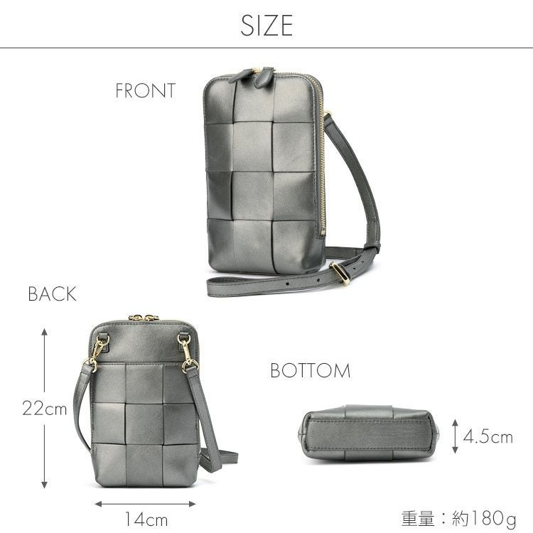 スマホポーチスマホショルダーレディースショルダーバッグ本革(07000677r)