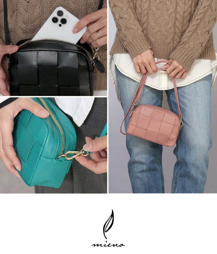 ショルダーバッグレディース本革ブランド2wayレザーバッグポーチ小物入れ(07000679r)