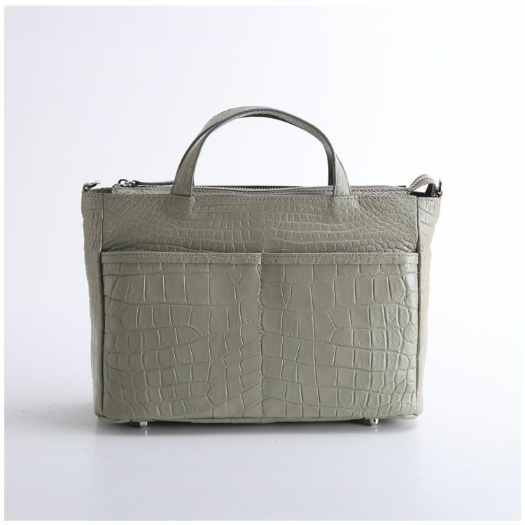 ナイルクロコダイルメンズ2wayミニトートバッグ