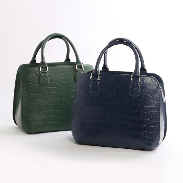 ナイルクロコダイルハンドバッグクロコダイルメンズ2WAYバッグ