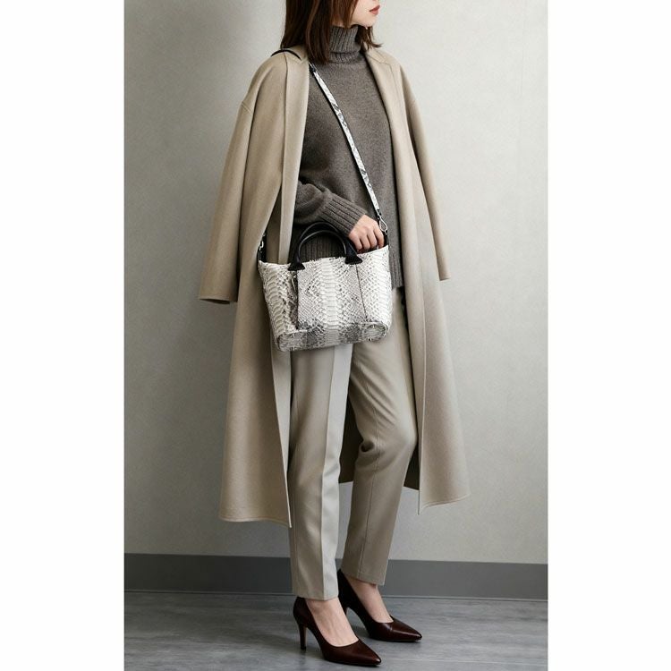 ダイヤモンドパイソン2wayショルダーバッグ