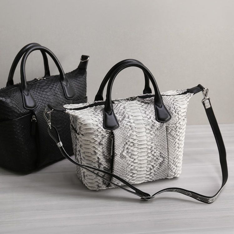 ダイヤモンドパイソン2wayハンドバッグ