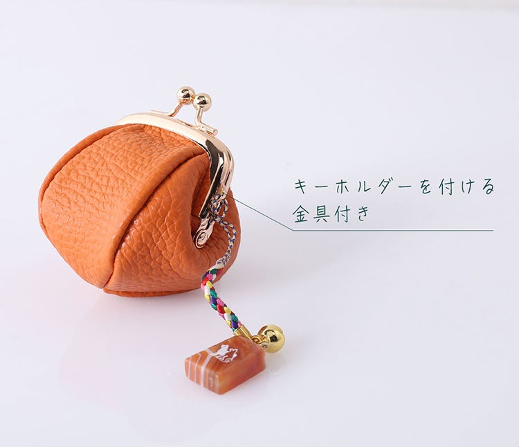 小銭入れ がま口 牛革 レディース 財布 シュリンク レザー 本革 日本製