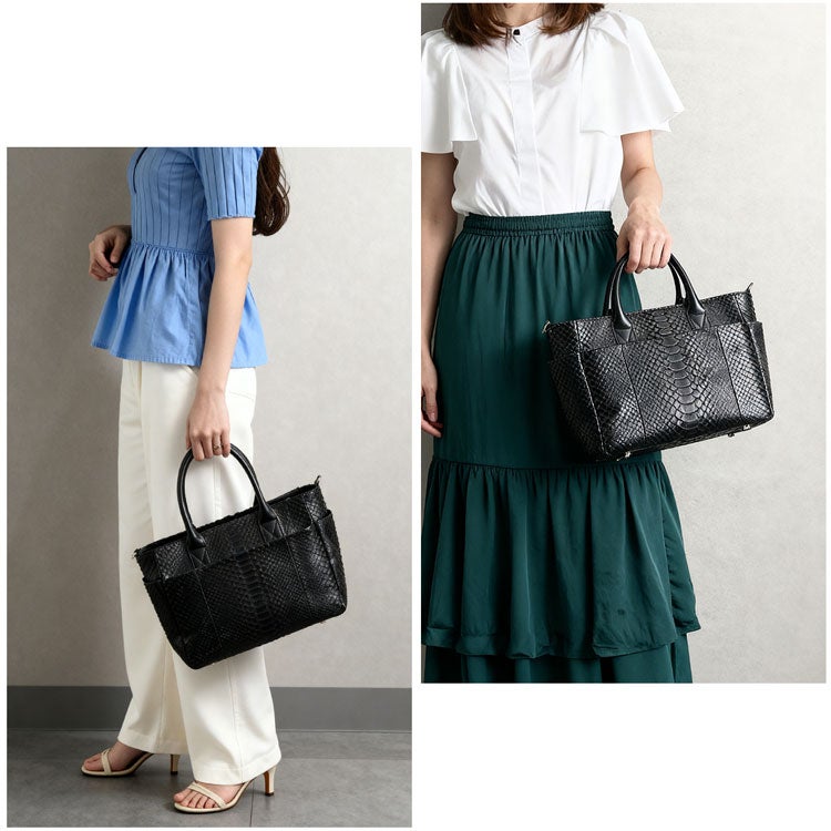 ダイヤモンドパイソン2wayトートバッグ