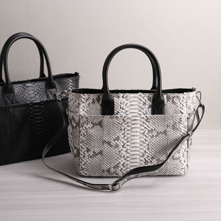 ダイヤモンドパイソン2wayトートバッグ