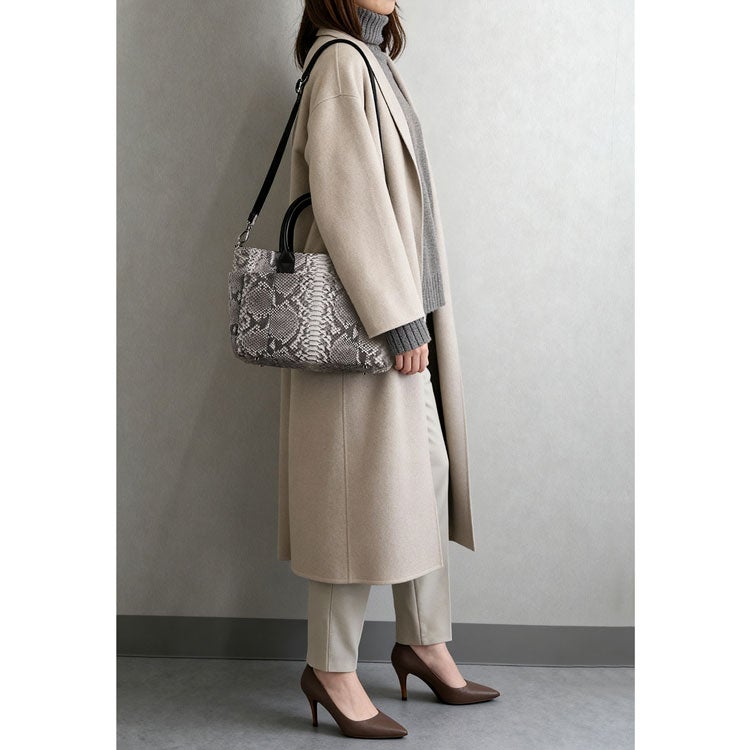 ダイヤモンドパイソン2wayトートバッグ