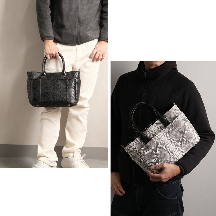 ダイヤモンドパイソン2wayトートバッグ