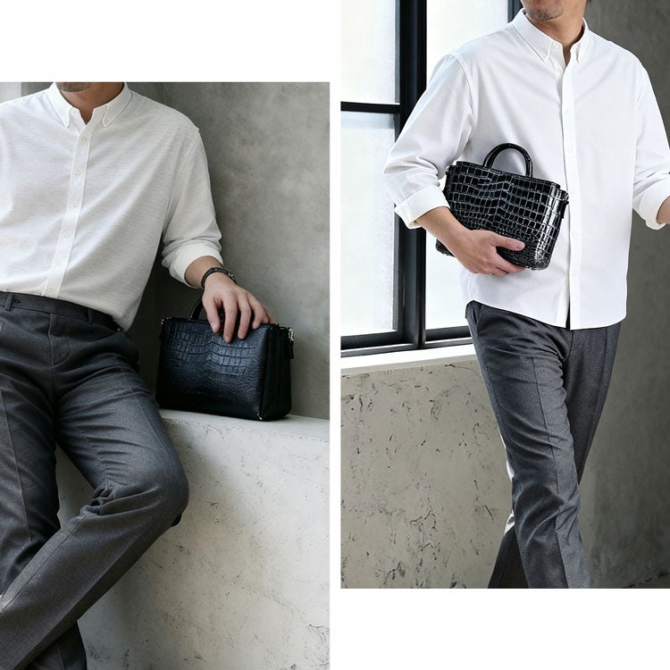 クロコダイル日本製2wayミニバッグ