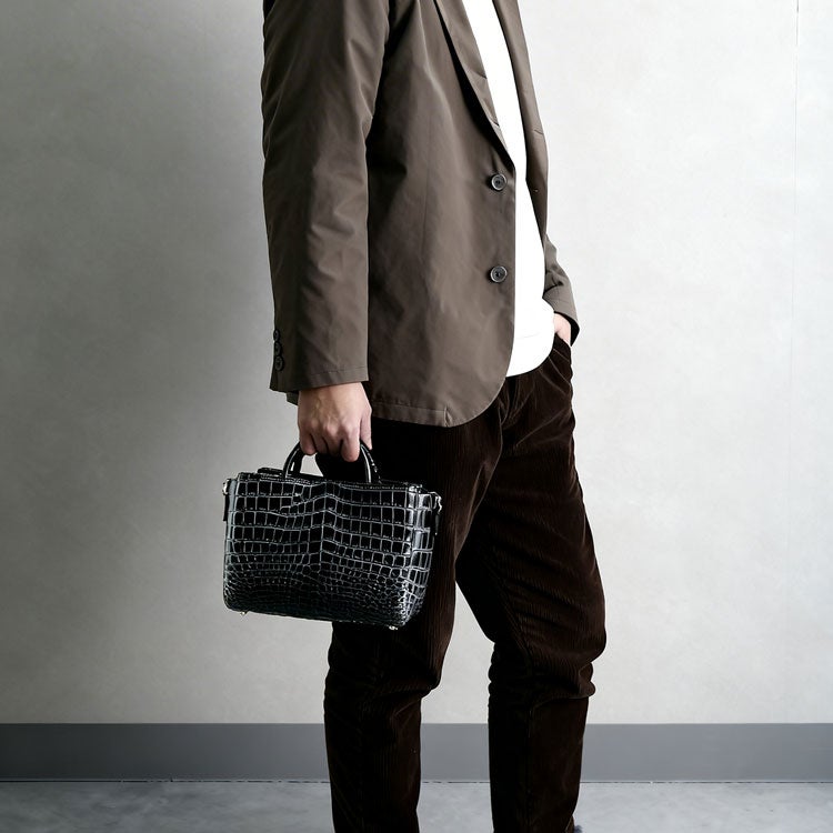 クロコダイル日本製2wayミニバッグ