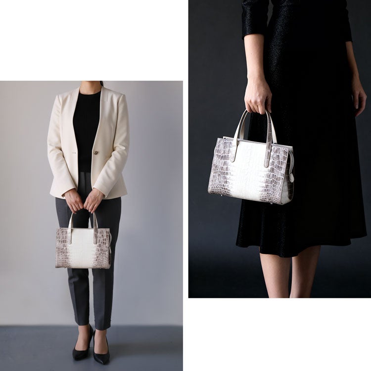 ヒマラヤクロコダイル2wayハンドバッグ