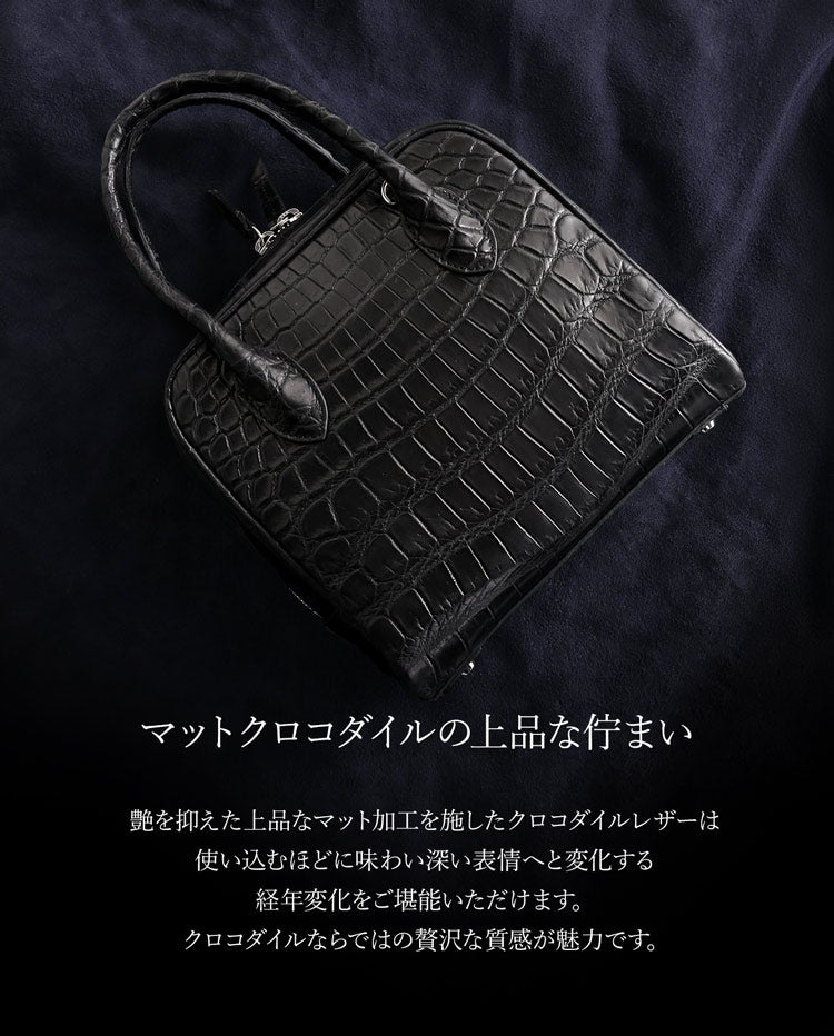 クロコダイル ミニバッグ 2way リボン付き ハンドバッグ ショルダー